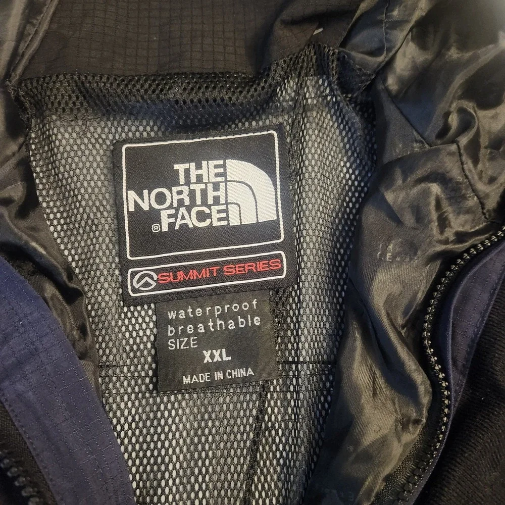 The North Face Summit Series Gore-Tex XCR Jacket Mens XXL Navy Black Parka Hood